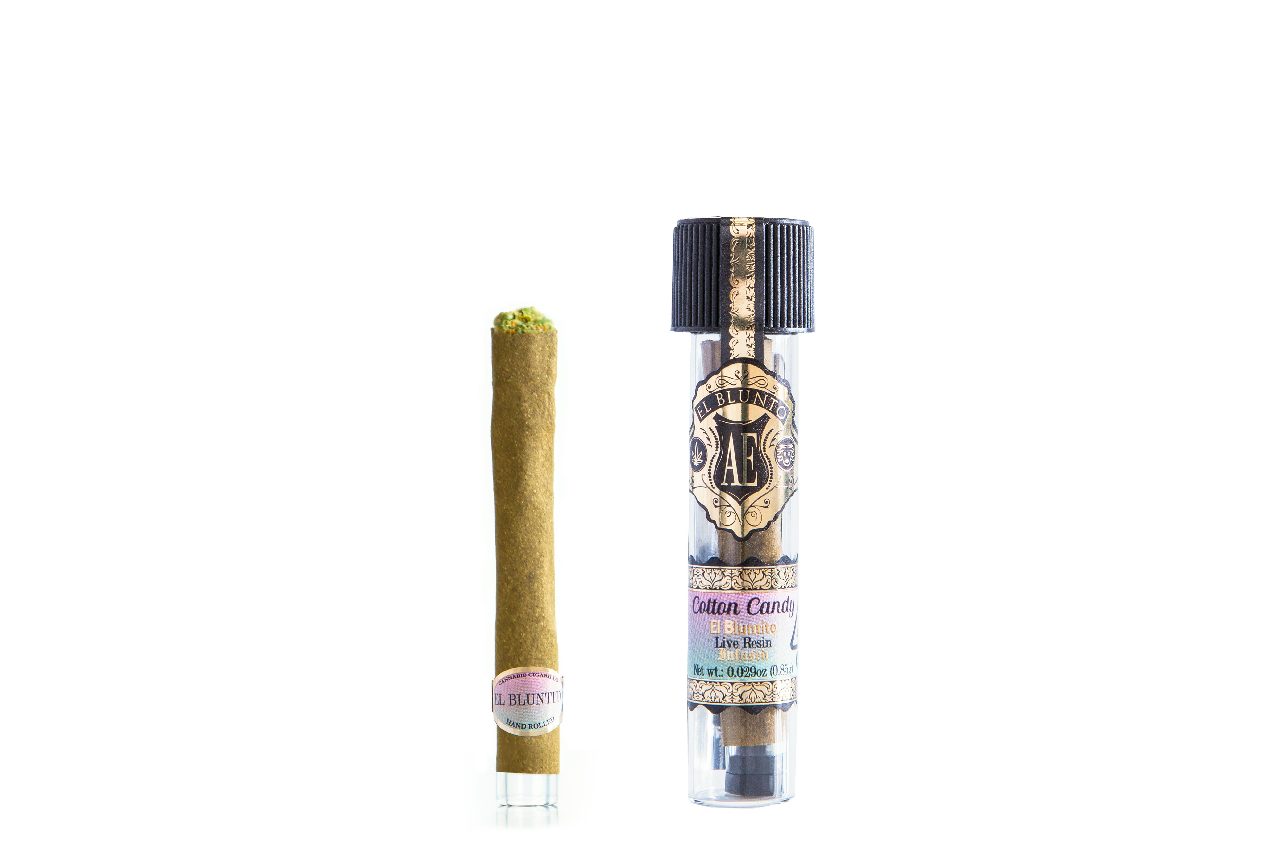 El Blunto by Albert Einstone's - El Bluntito Live Resin Infused - Cotton Candy [mini blunt] - 1