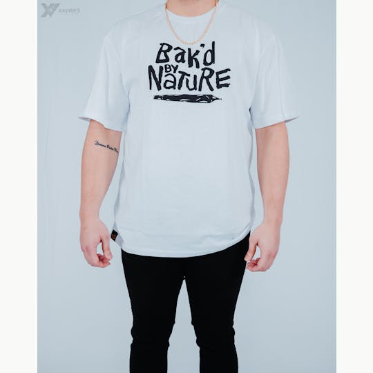 Bak'd - Bak'd by Nature T-Shirt -White - 1