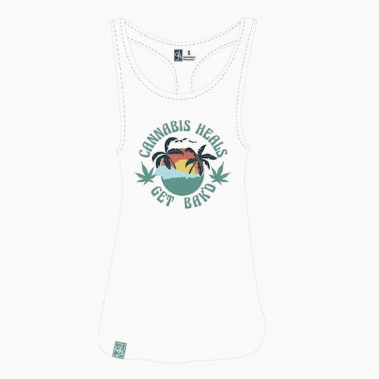 Bak'd - Get Bak'd Heals Tank Top -White - 1