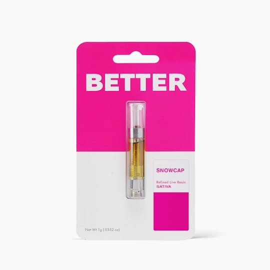 Better - Snow Cap Refined Live Resin Cartridge 1g - 1