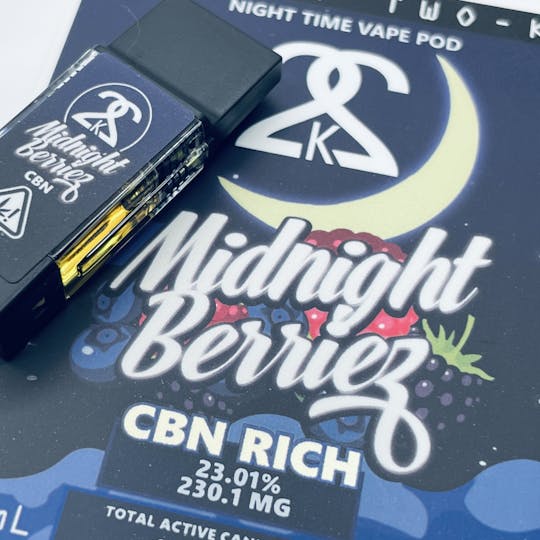 Twenty Two K / 22k - 22K - Midnight Berries - CBN Rich POD - 1.0ml - 1