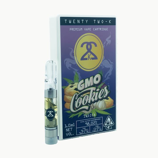 Twenty Two K / 22k - 22K - GMO Cookies - Cartridge - 1.0ml - 1