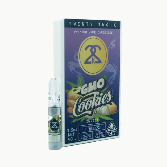 Twenty Two K / 22k - 22K - GMO Cookies - Cartridge - 0.5ml - 1