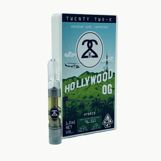Twenty Two K / 22k - 22K - Hollywood OG - Cartridge - 1.0ml - 1