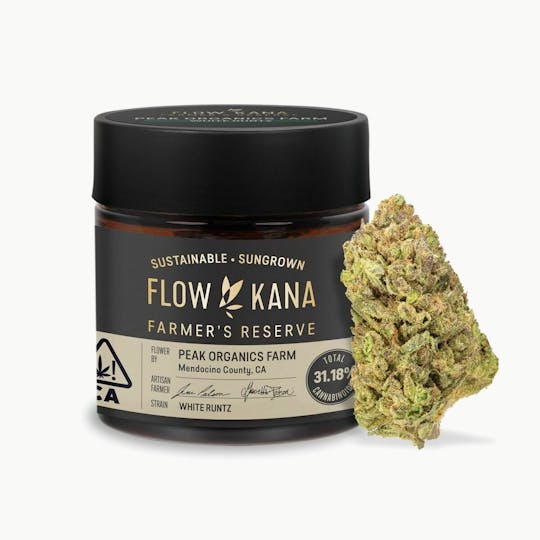 Flow Kana - White Runtz by Peak Organic’s Inc | Farmer’s Reserve - 1