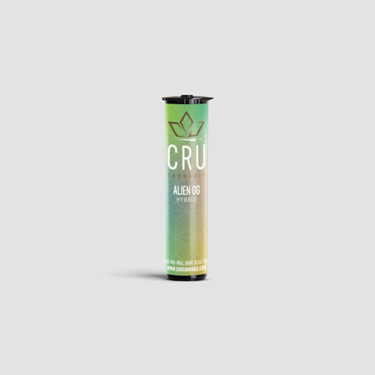 CRU Cannabis - Alien OG (0.5G Pre-Roll) - 1