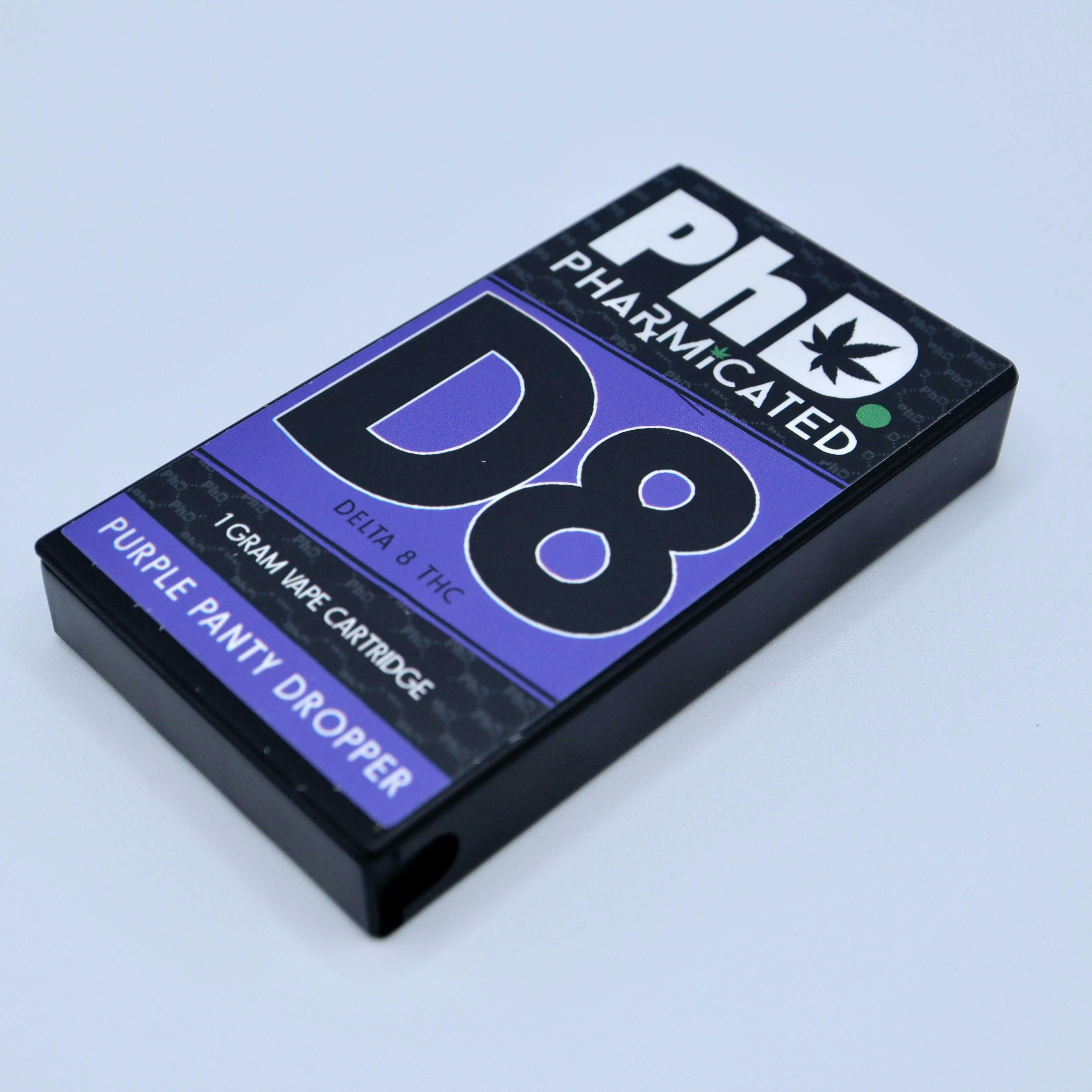 Pharmicated - Pharmicated D8 Vape Cart -1000mg -Purple Panty Dropper - 1
