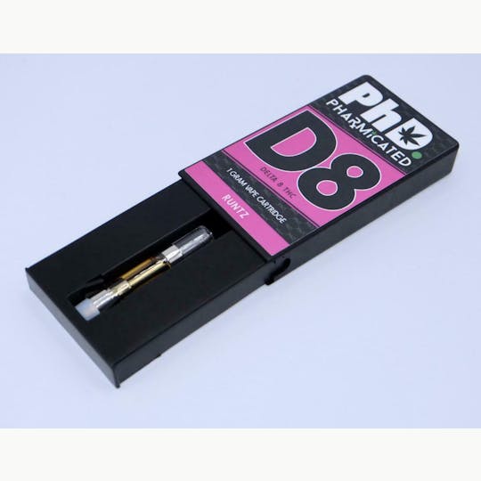 Pharmicated - Pharmicated D8 Vape Cart - 1000mg - Runtz - 1