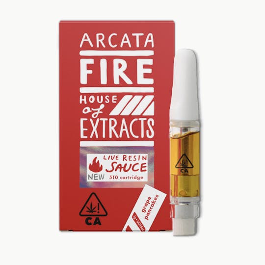 Arcata Fire - Grape Pancakes - Live Resin Sauce Cart (1g) - 1
