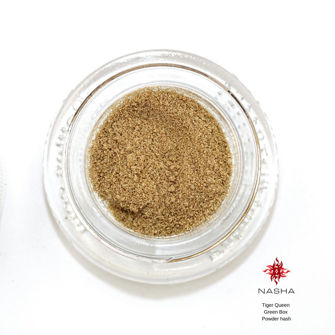 NASHA - Tiger Queen Green Powder Hash - 1