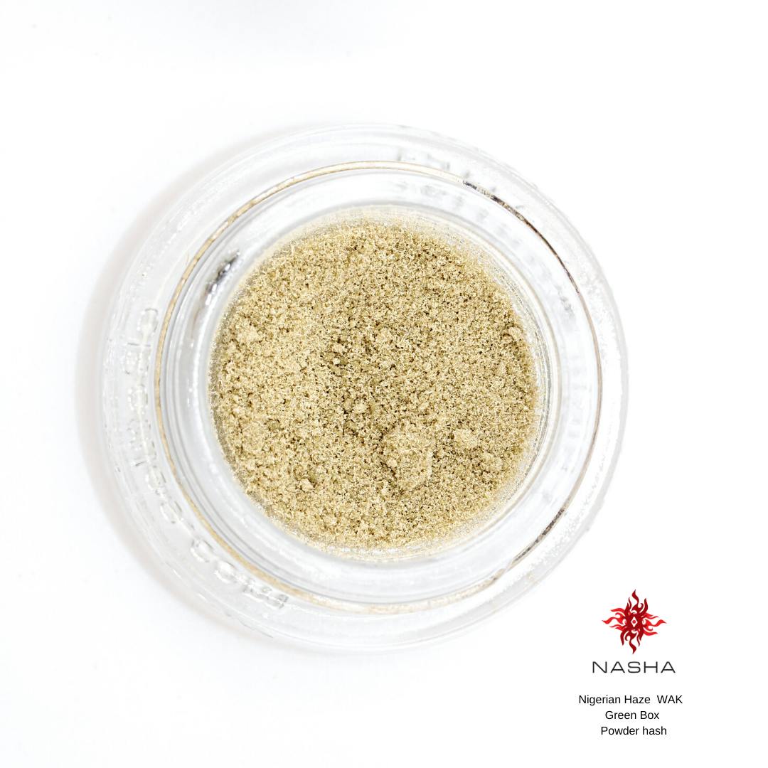 NASHA - Nigerian Haze WAK Green Powder Hash (AlpenGlow) - 1