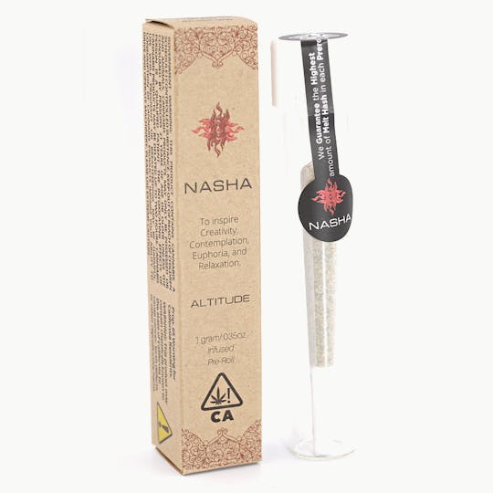 NASHA - Altitude Hash-Infused Preroll - Coyote Blue + Lemon Tree - 1