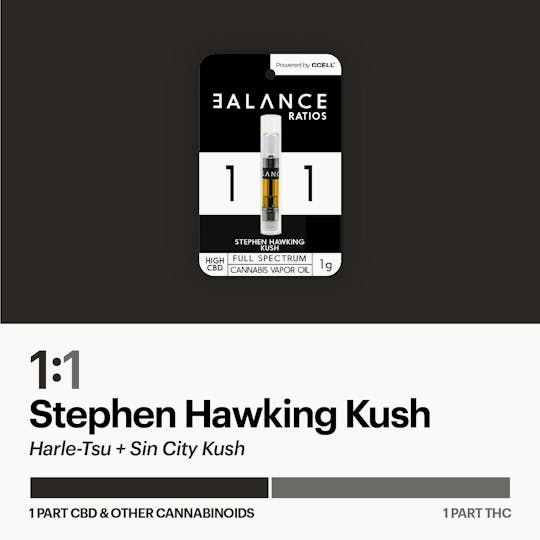 MFused - BALANCE Ratios 1:1 High CBD Extract - Stephen Hawking Kush - 1