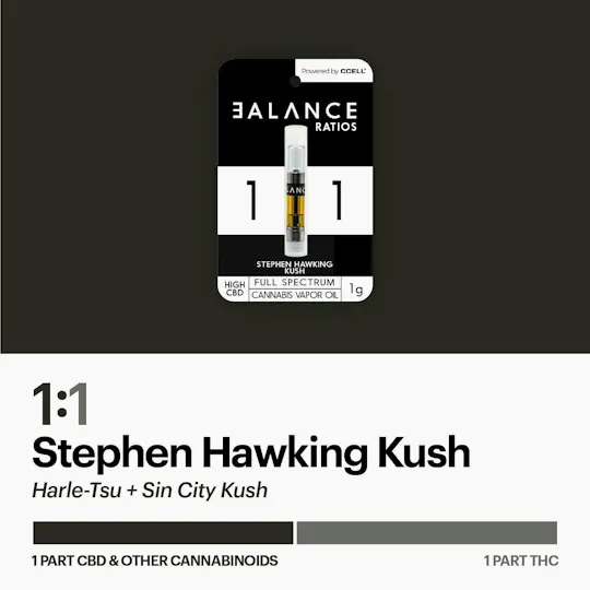 MFused - BALANCE Ratios 1:1 High CBD Extract - Stephen Hawking Kush - 1