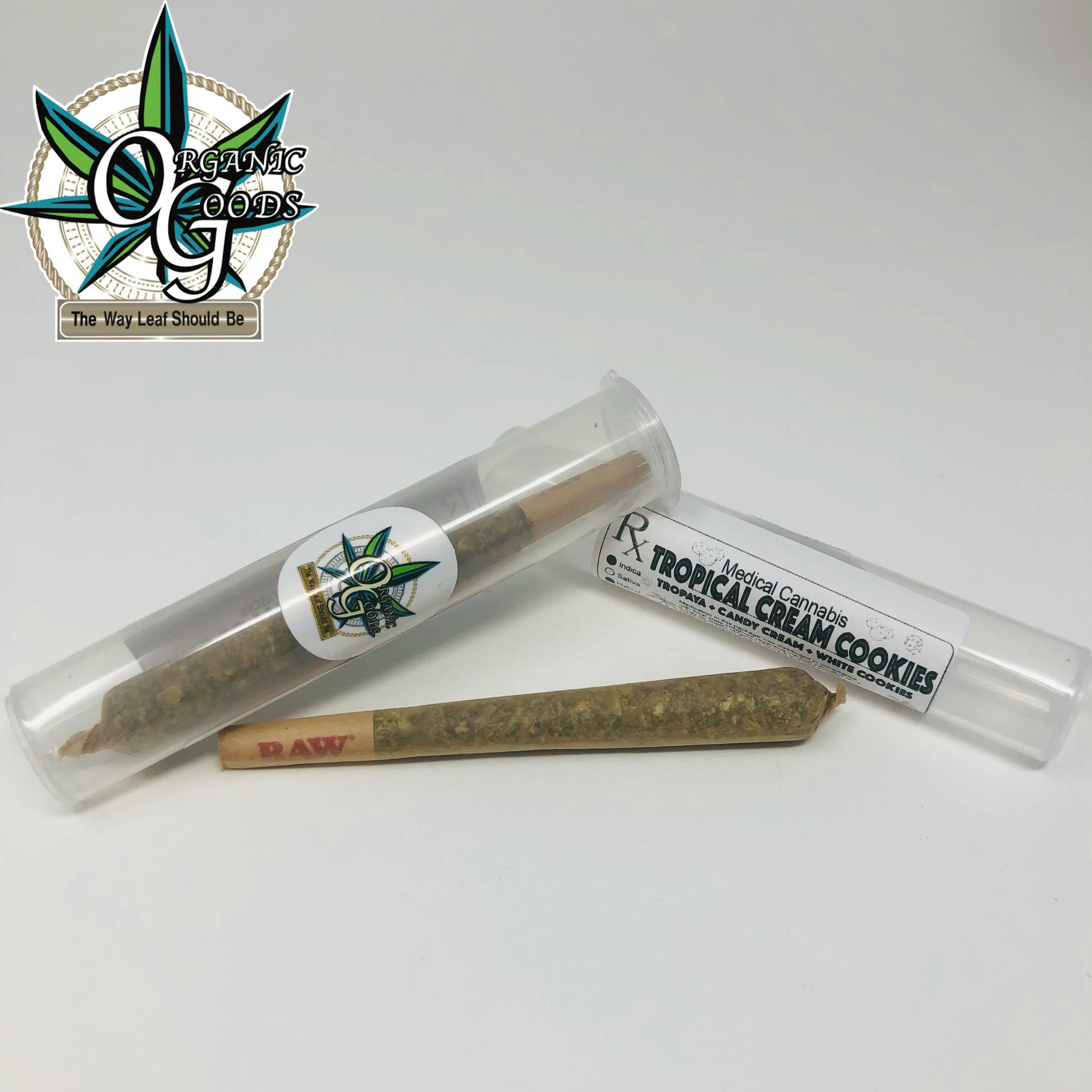 Organic Goods - Tropical Cream Cookies Pre-Roll - 1