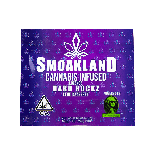 Smoakland - Smoakland | Hard Rockz | Blue Razberry Lozenge | 10mg | Single - 1