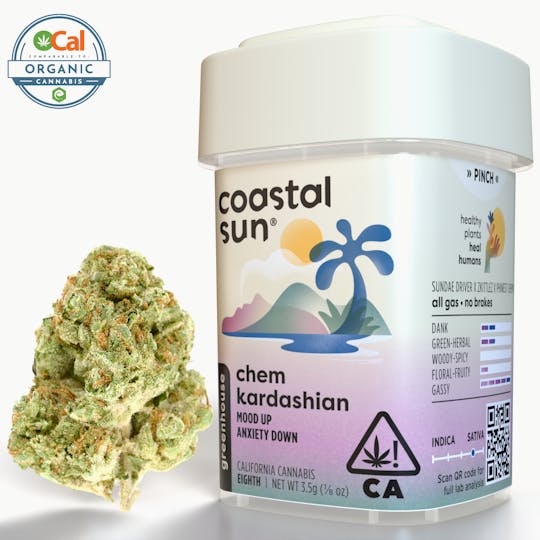 Coastal Sun - Chem Kardashian Greenhouse Flower 3.5g - 1