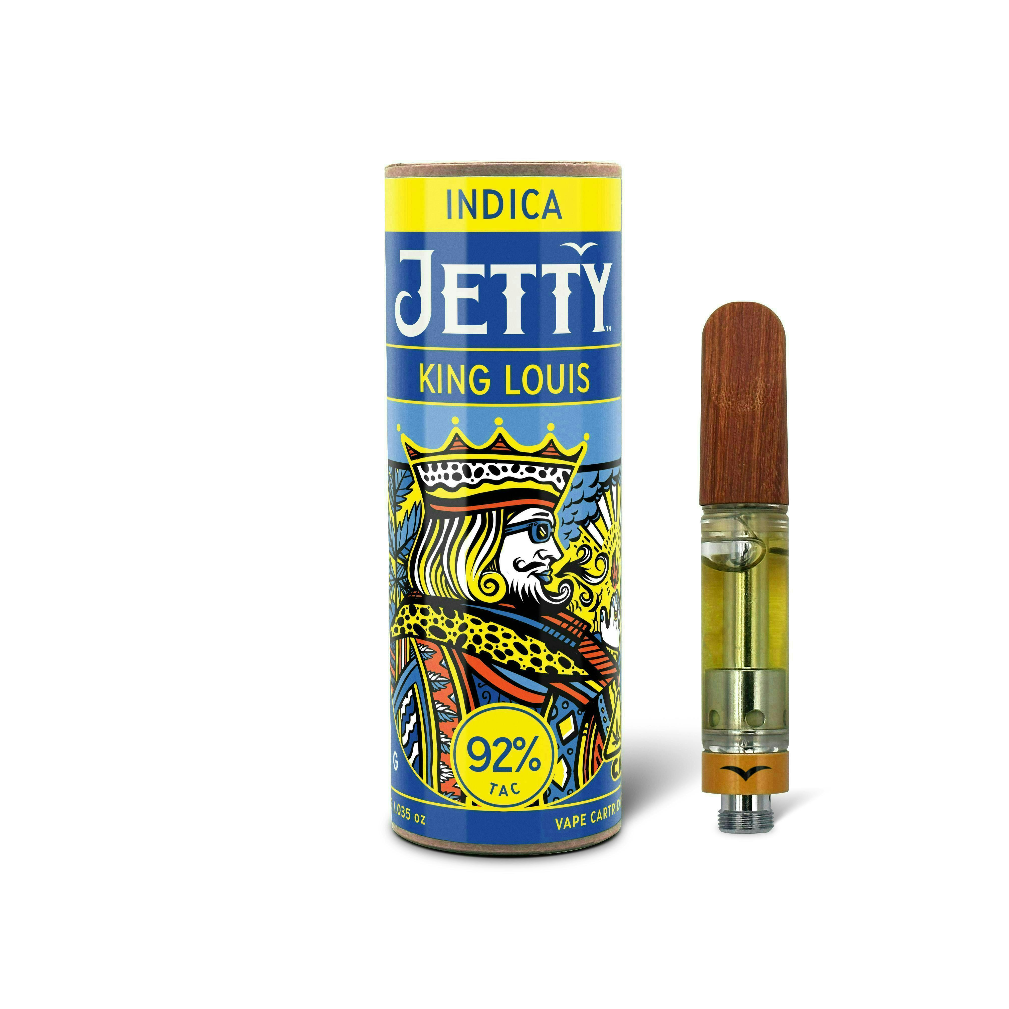Jetty Extracts - King Louis | Distillate Cartridge | 1g - 1