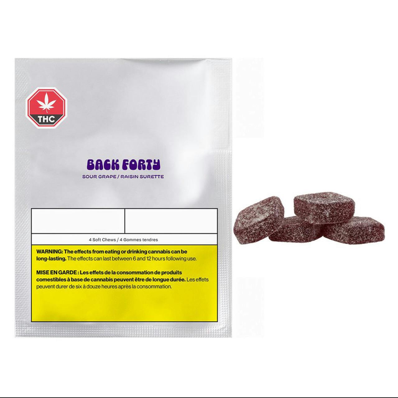 Back Forty - Sour Grape Soft Chew - 1