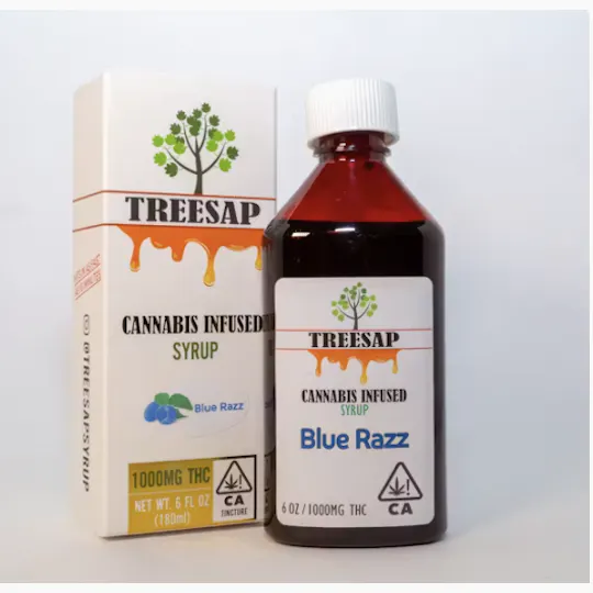 Treesap - OK - Blue Razz Syrup | Mix-ins | 1000mg | 6 fl oz - 1
