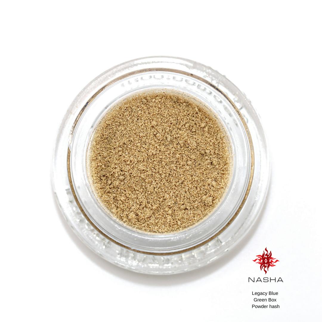 NASHA - Legacy Blue Green Powder Hash - 1