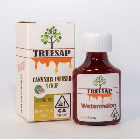 Treesap - OK - Watermelon Syrup | Mix-ins | 150mg | 1 fl oz - 1