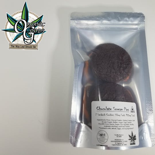 Organic Goods - 100mg Chocolate Scream Pies - 1