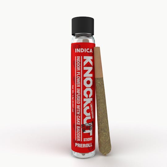 Knockout Sticks - Indica Liquid Live Resin Infused Knockout Stick - 1