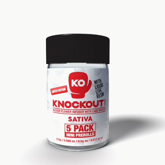 Knockout Sticks - Sativa Liquid Live Resin Infused Knockout Stick Minis 5-pack - 1