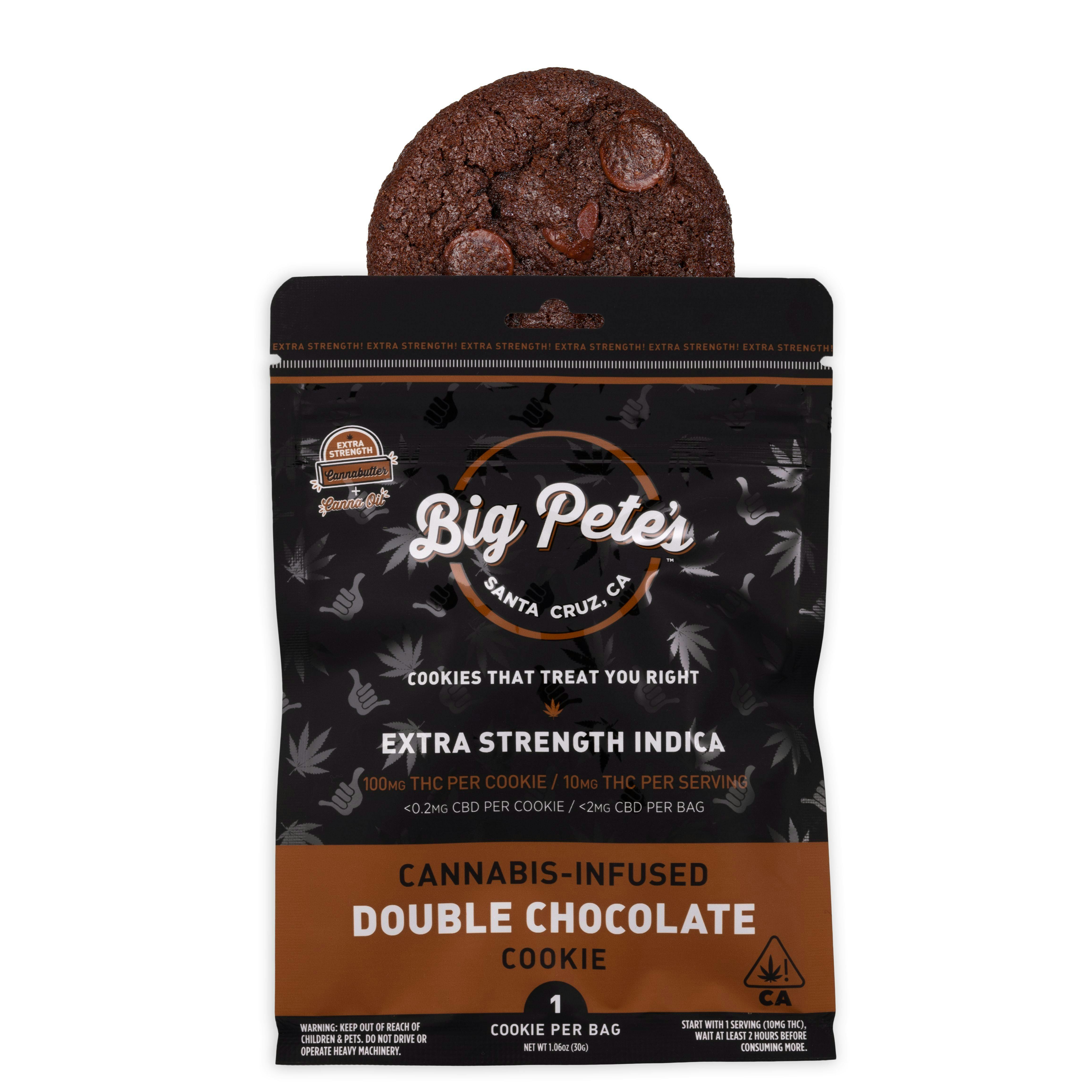 Big Pete's Treats - Big Pete's | Double Chocolate Chip Cookie | 100mg | Single - 1
