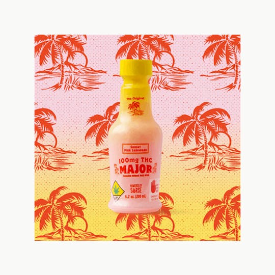 Major - Major - 100mg THC Sunset Pink Lemonade - 1