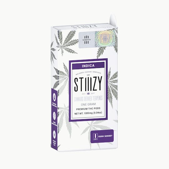 STIIIZY - Vape Cartridge - KUSH SORBET 1G CDT Pod - STIIIZY - 1