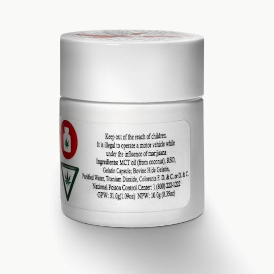 Monster Xtracts - RSO Capsules 100mg - 1