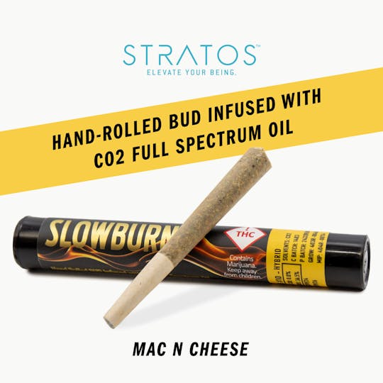 Stratos - Slow Burn Full-spectrum Oil Infused Pre-Roll Mac N Cheese - 1