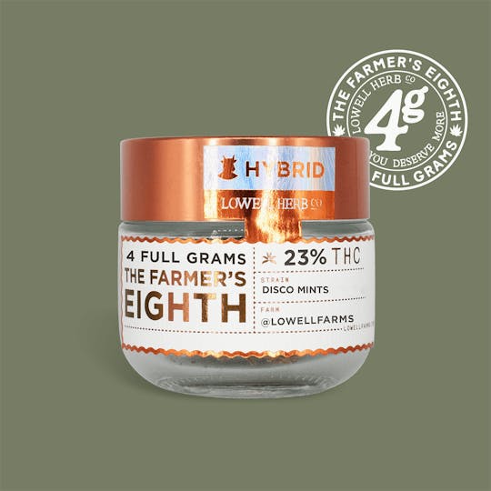 Lowell Herb Co. - 4g Farmers Eighth | Disco Mints (Hybrid) - 1