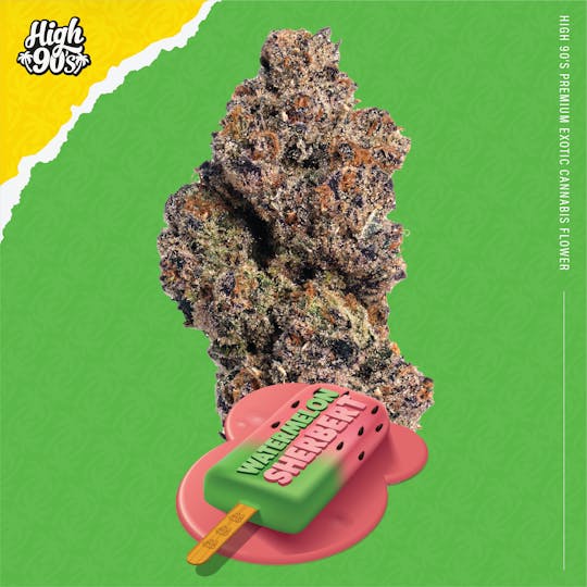HIGH 90s - High 90s : Watermelon Sherbert 3.5g Flower - 1