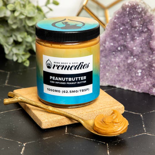 Mind Body & Soul Support - CBD PEANUT BUTTER - 8OZ 1000MG - 1