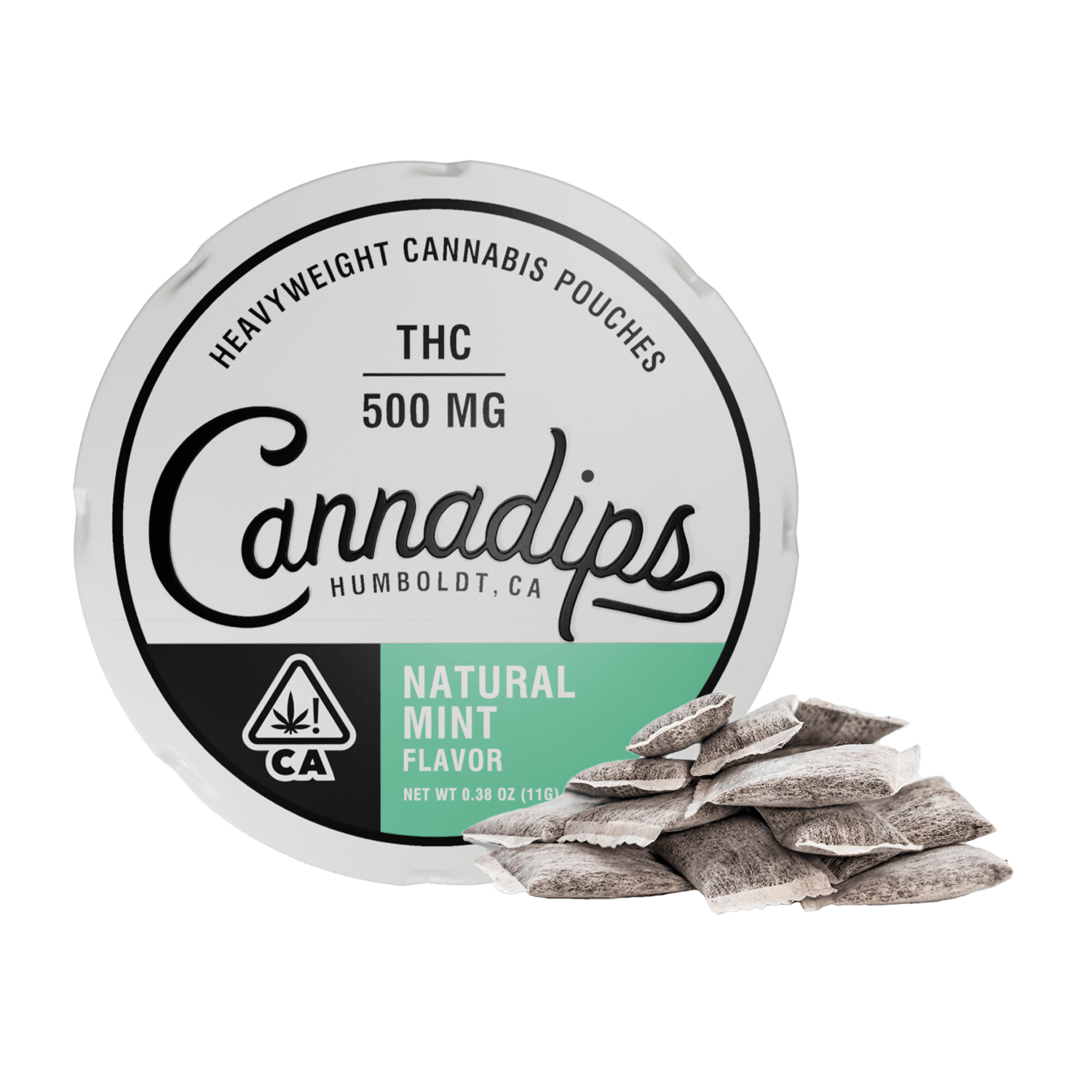 Cannadips - Cannadips-Heavyweight 500mg THC- Natural Mint - 1