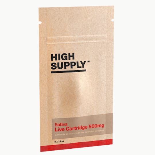 High Supply - Bright Lights 500mg Live Resin Vape Cart - 1