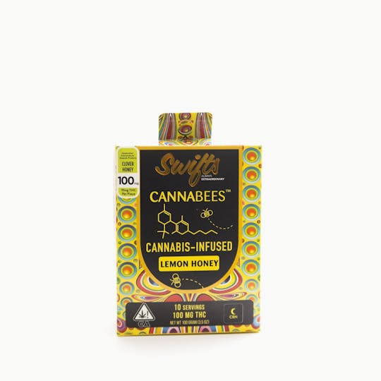 Swifts Edibles - Swifts Cannabees Lemon Honey - 100MG THC / 100MG CBN SLEEP - 1