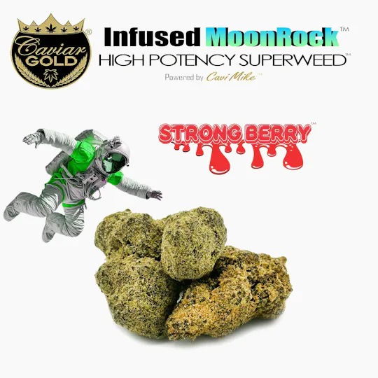 Caviar Gold - Moon Rocks | Infused Flower | Strong Berry | 3.5g - 1