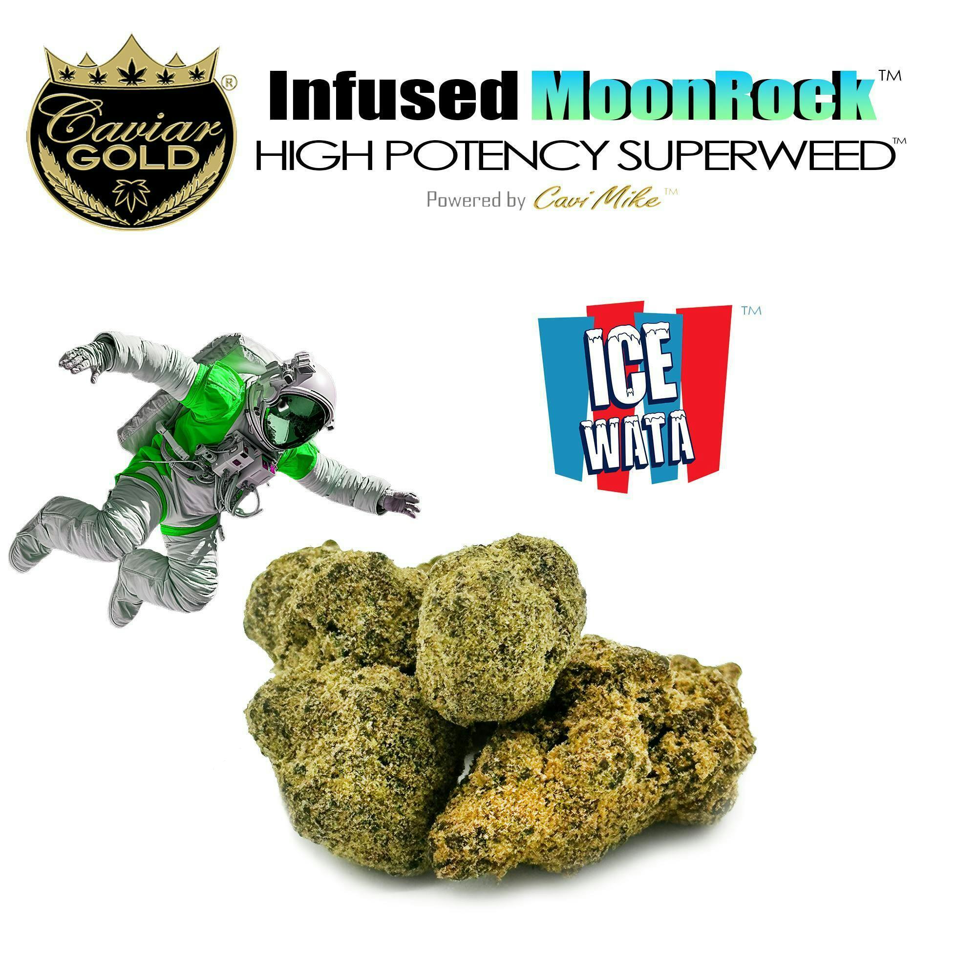 Caviar Gold - Moon Rocks | Infused Flower | Ice Wata OG | 3.5g - 1
