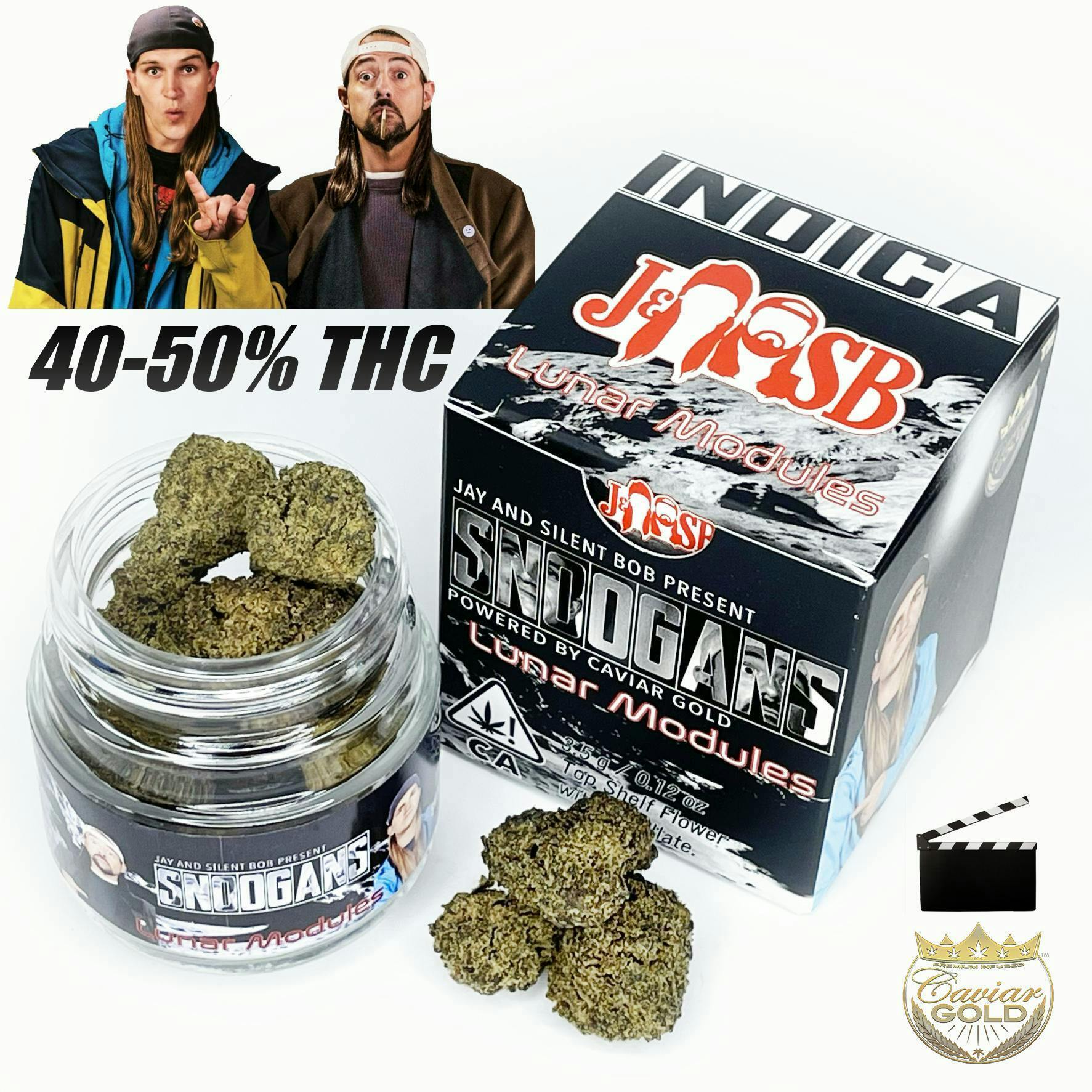 Caviar Gold - Jay & Silent Bob | Lunar Modules | Infused Flower | Snoogans | 3.5g - 1
