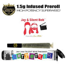 Caviar Gold - Jay & Silent Bob Cone | Infused Preroll | Berzerker | 1.5g - 1