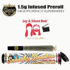 Caviar Gold - Jay & Silent Bob Cone | Infused Preroll | Snoochie Boochies | 1.5g - 1