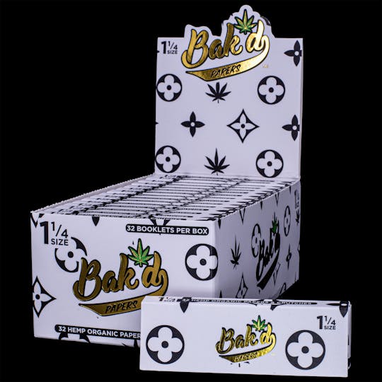 Bak'd - Bak'd Papers -Organic Hemp 1 1/4 - 1