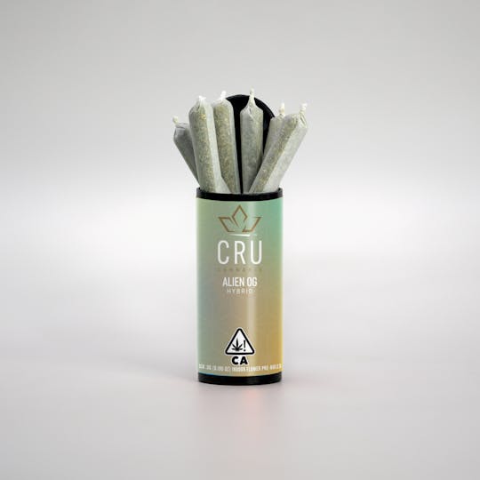 CRU Cannabis - Alien OG (0.5G Pre-Roll 6 pack) - 1