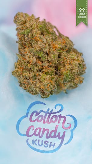 Cotton Candy, Kush, hybrid marijuana