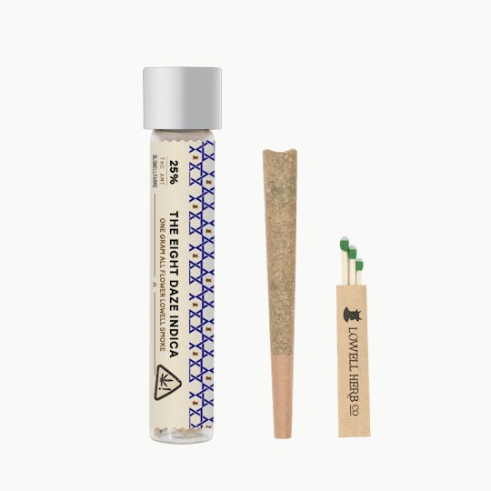 Lowell Herb Co. - Lowell Smokes | 1g Pre-Roll | Eight Daze Indica - 1