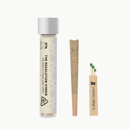 Lowell Herb Co. - Lowell Smokes | 1g Pre-Roll | Resolution Hybrid - 1